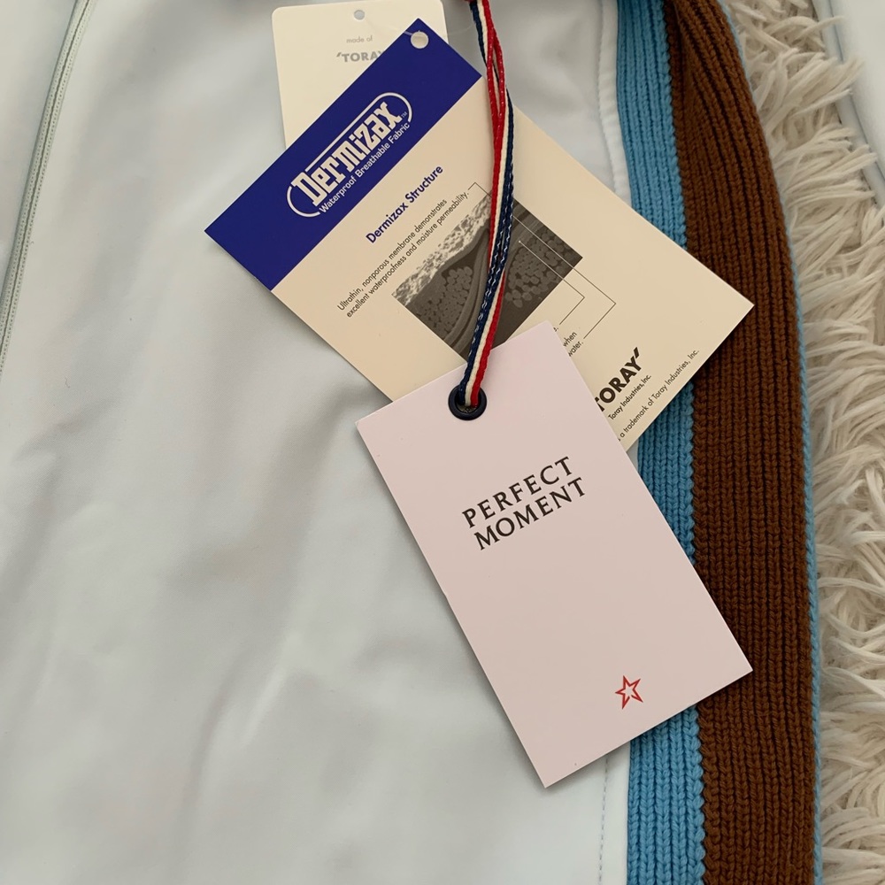 NWT perfect moment striped belted ski suit - Picture 6 of 10